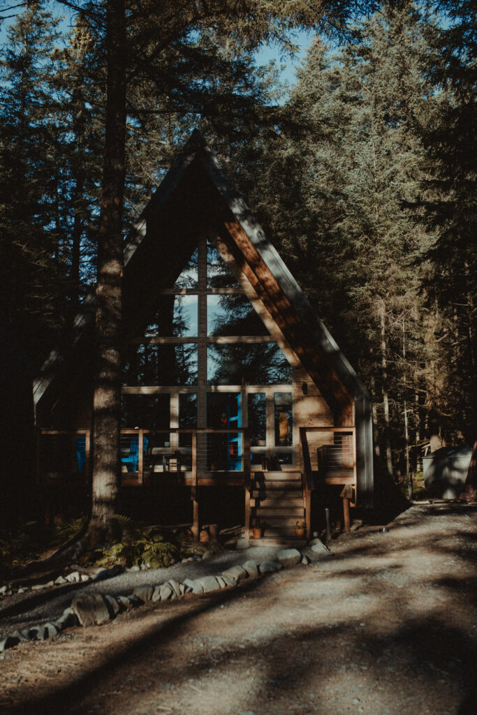 a line wedding venue for an outdoor adventure wedding