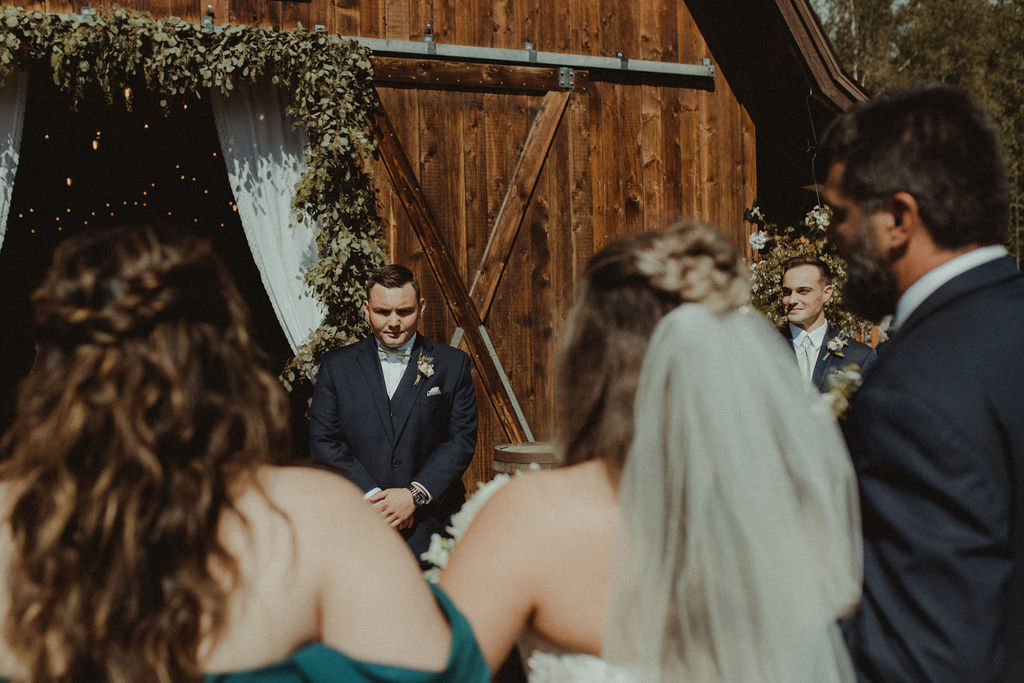 bride walking down the aisle