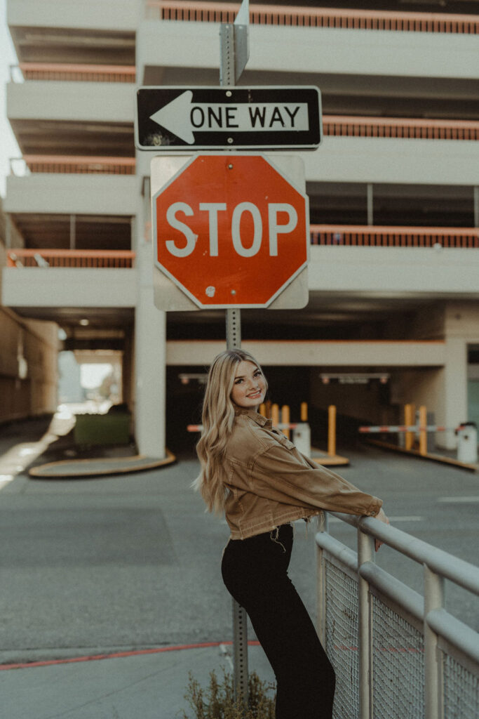 playful senior photoshoot