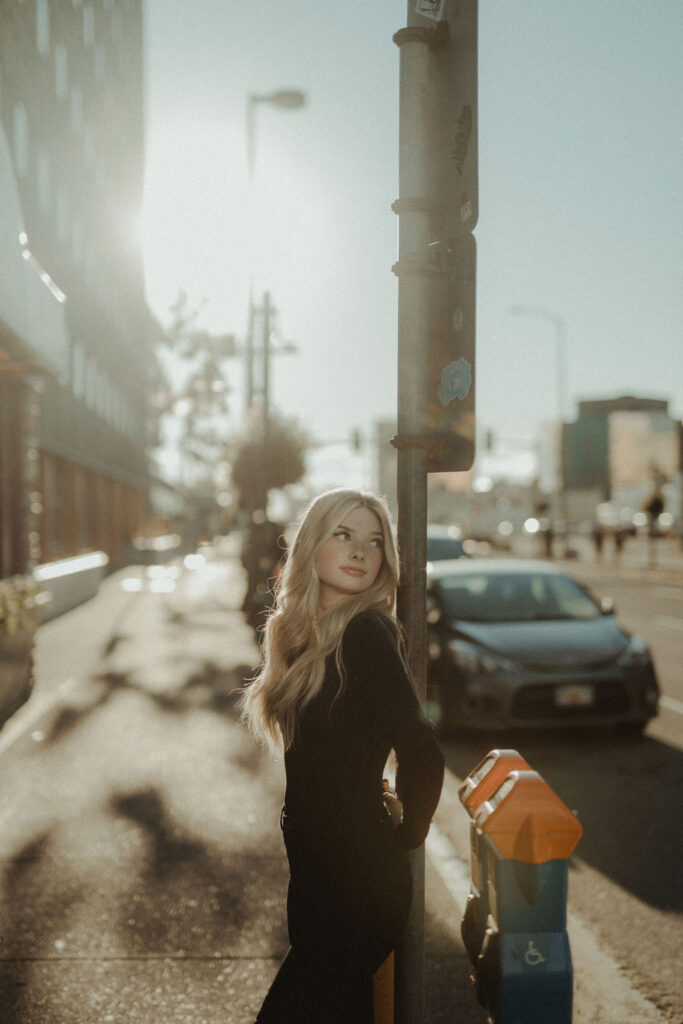 stunning photoshoot in downtown anchorage