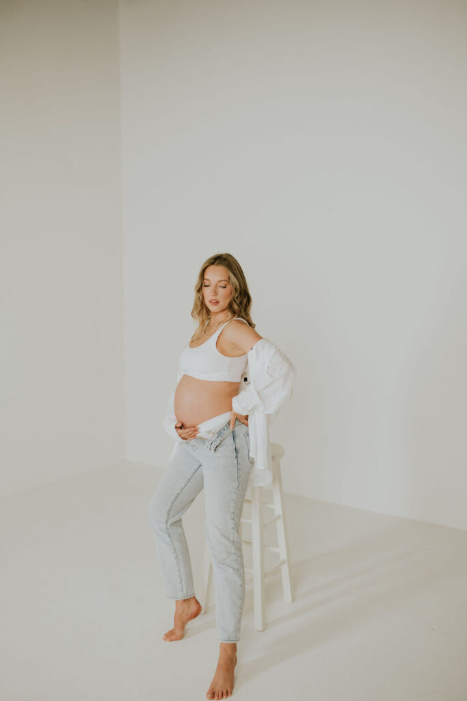 stunning mom to be