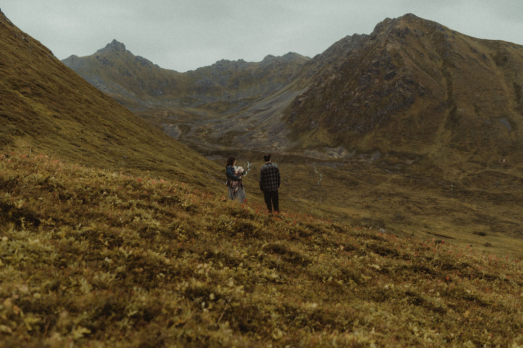 couple at their mountain family session