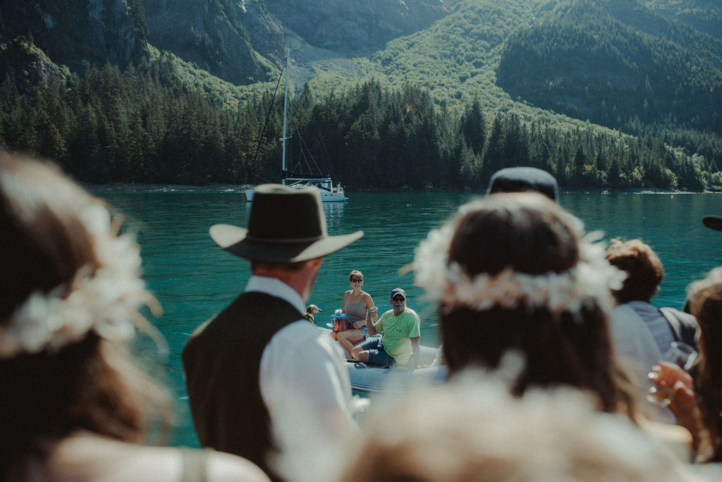intimate boat elopement