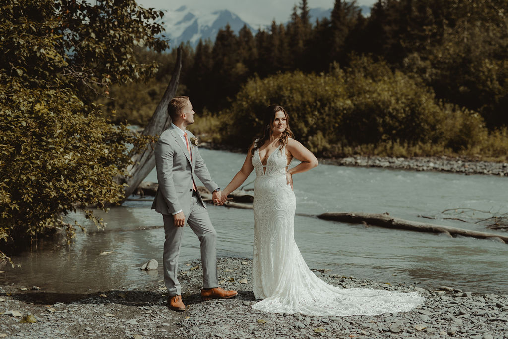 Fun Summer Wedding at Forget Me Not Green House in Anchorage