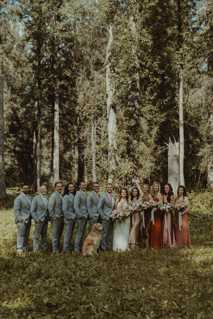 Fun Summer Wedding at Forget Me Not Green House in Anchorage, AK