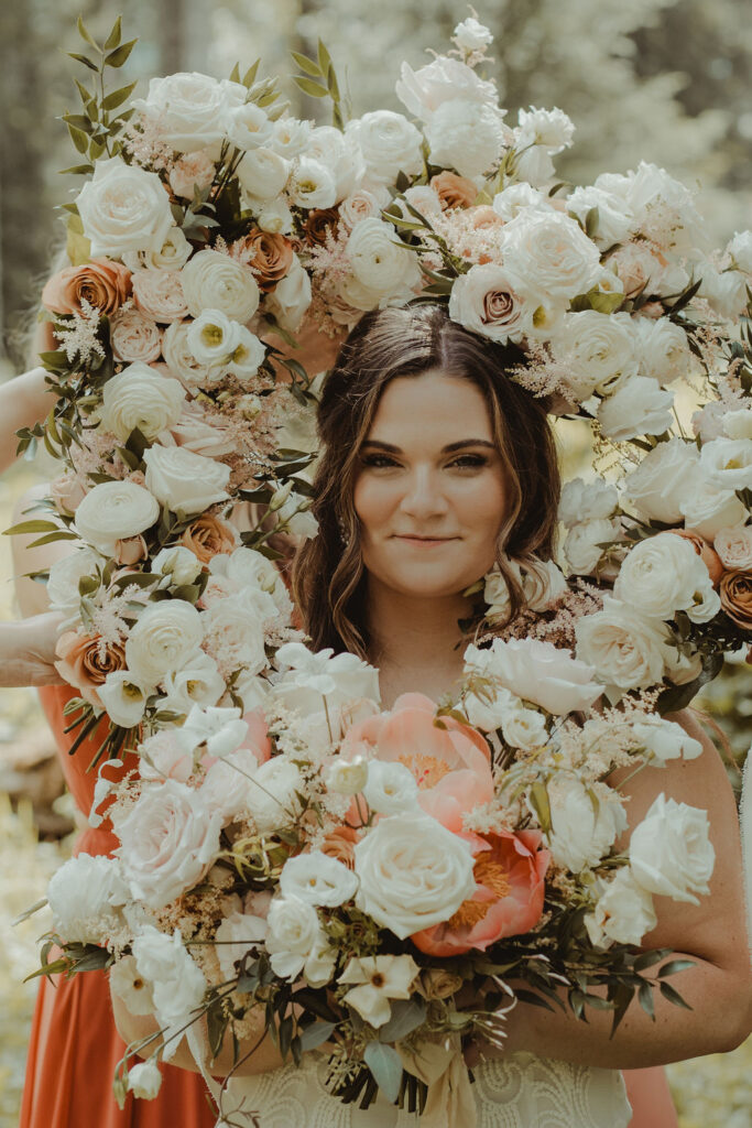 stunning portrait of the bride