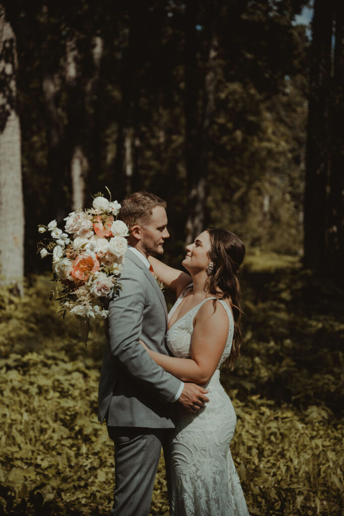 Fun Summer Wedding at Forget Me Not Green House in Anchorage, AK