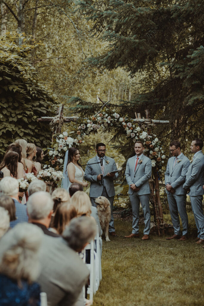 Fun Summer Wedding at Forget Me Not Green House in Anchorage, AK