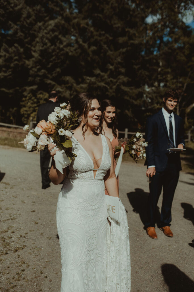 Fun Summer Wedding at Forget Me Not Green House in Anchorage, AK