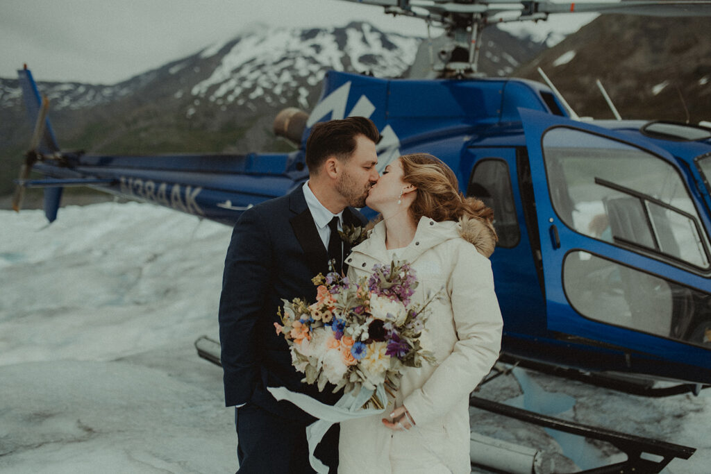 Why You Should Add a Helicopter for Your Alaska Elopement