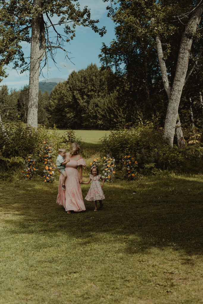 family playing during their family photoshoot