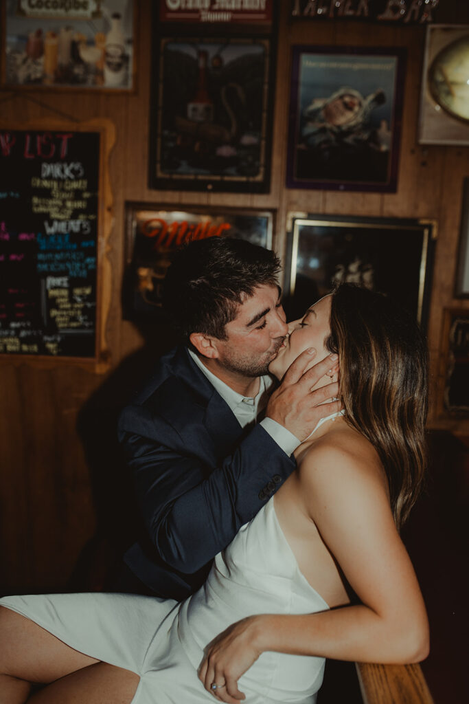 Chic Engagement Session at Bleeding Heart Brewery, AK