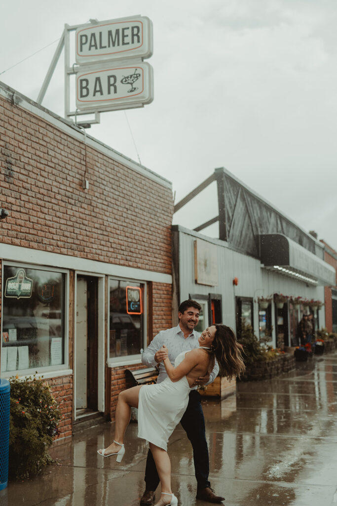 cute couple dancing 