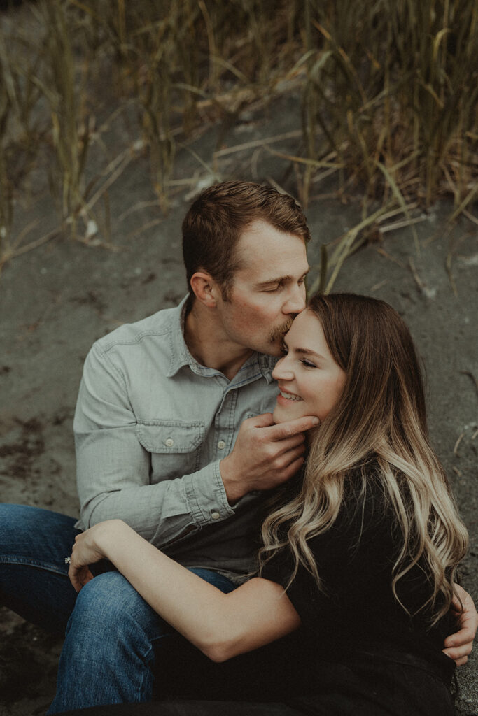 cute couple at their photoshoot