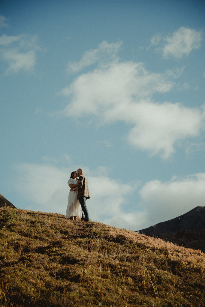 fun couples session in alaska 