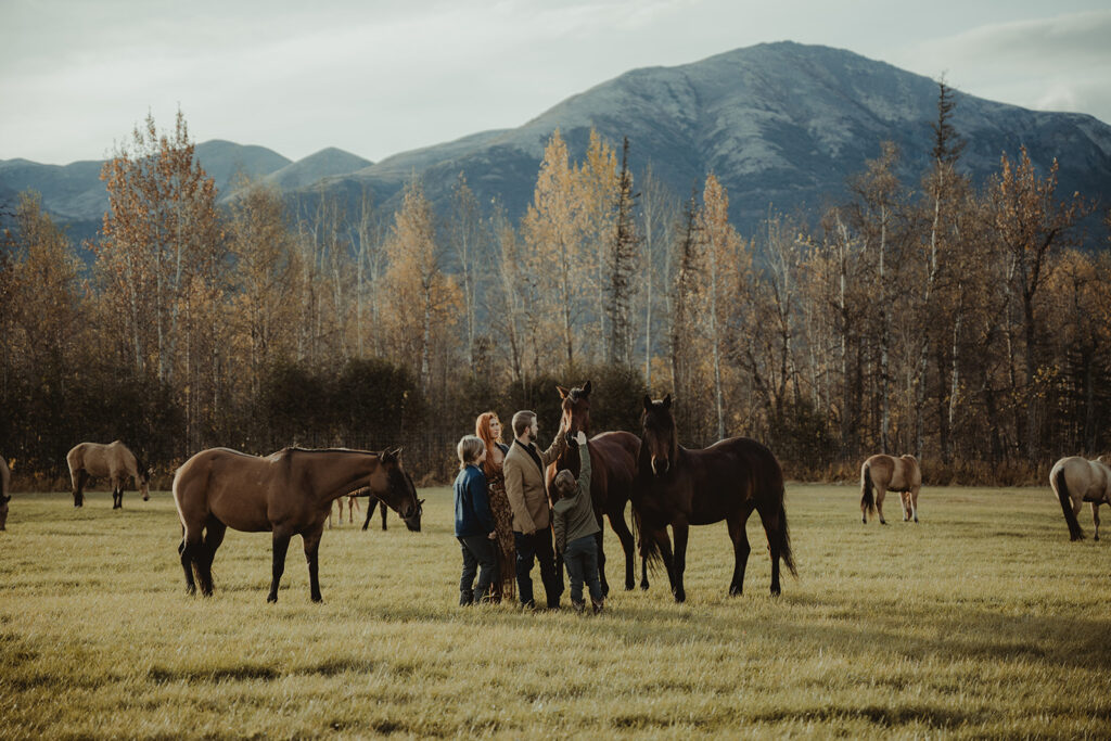 Fun Sunrise Family Photoshoot in Palmer, Alaska