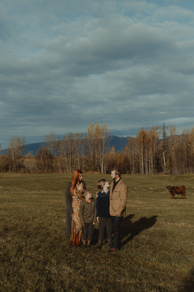 fun sunrise family session